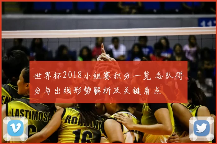 世界杯2018小组赛积分一览 各队得分与出线形势解析及关键看点