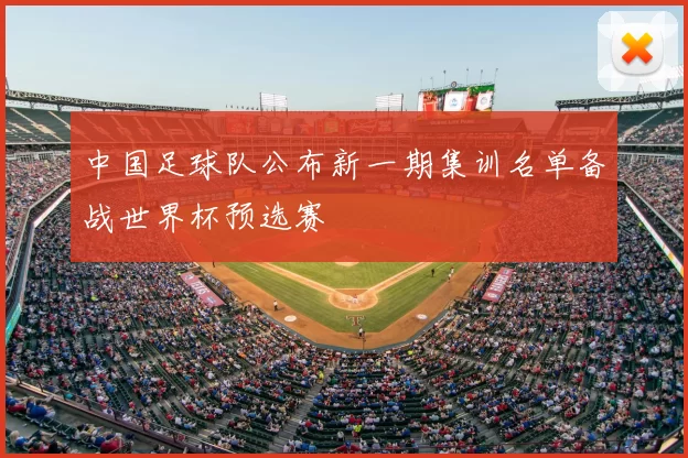中国足球队公布新一期集训名单备战世界杯预选赛