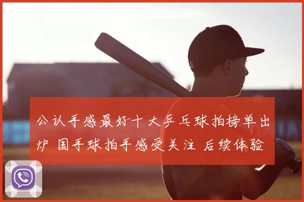 公认手感最好十大乒乓球拍榜单出炉 国手球拍手感受关注 后续体验引热议