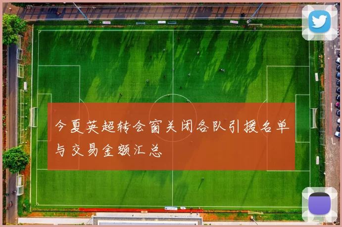 今夏英超转会窗关闭各队引援名单与交易金额汇总